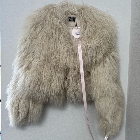 OW Collection Thea Fur Jacket - Picture 2 of 7